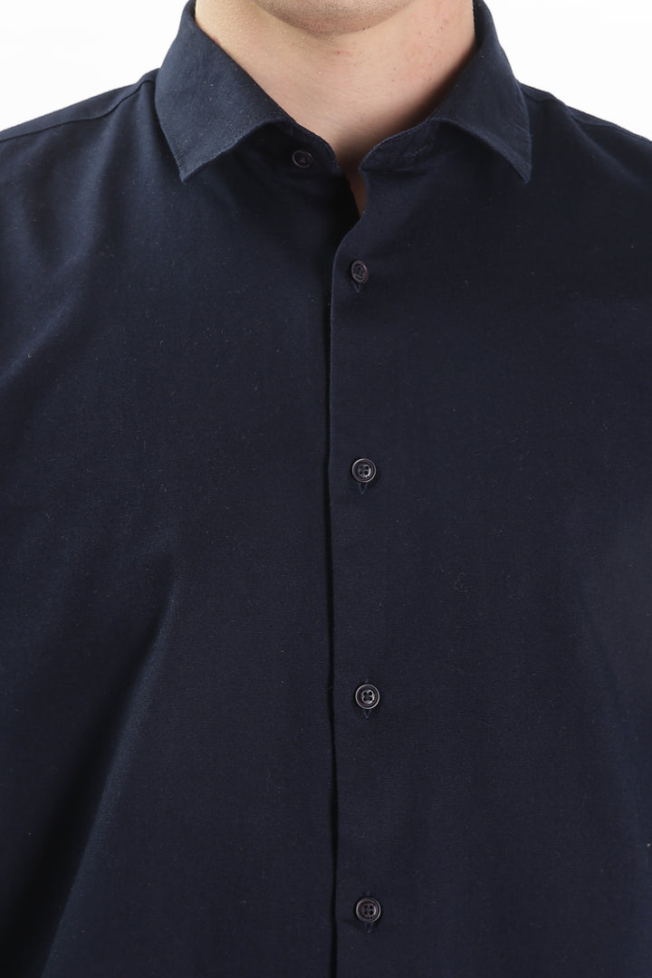 Navy Blue Oxford Shirt
