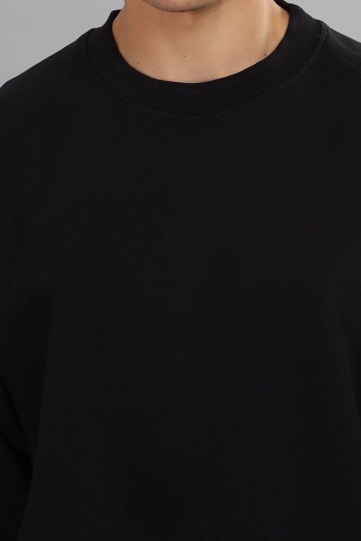 Black Oversized Sweatshirt