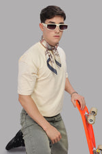 Load image into Gallery viewer, Beige Oversized T-shirt
