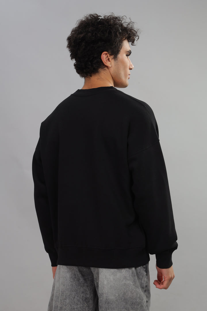 Black Oversized Sweatshirt