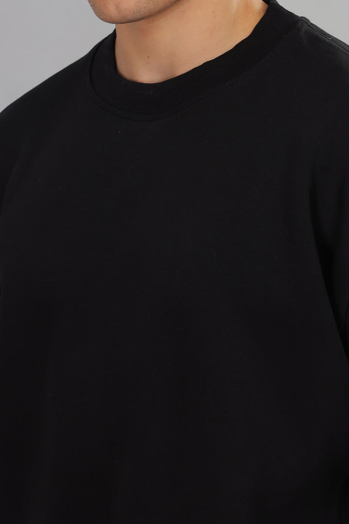 Black Oversized Sweatshirt