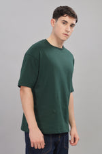 Load image into Gallery viewer, Bottle Green Oversized T-shirt
