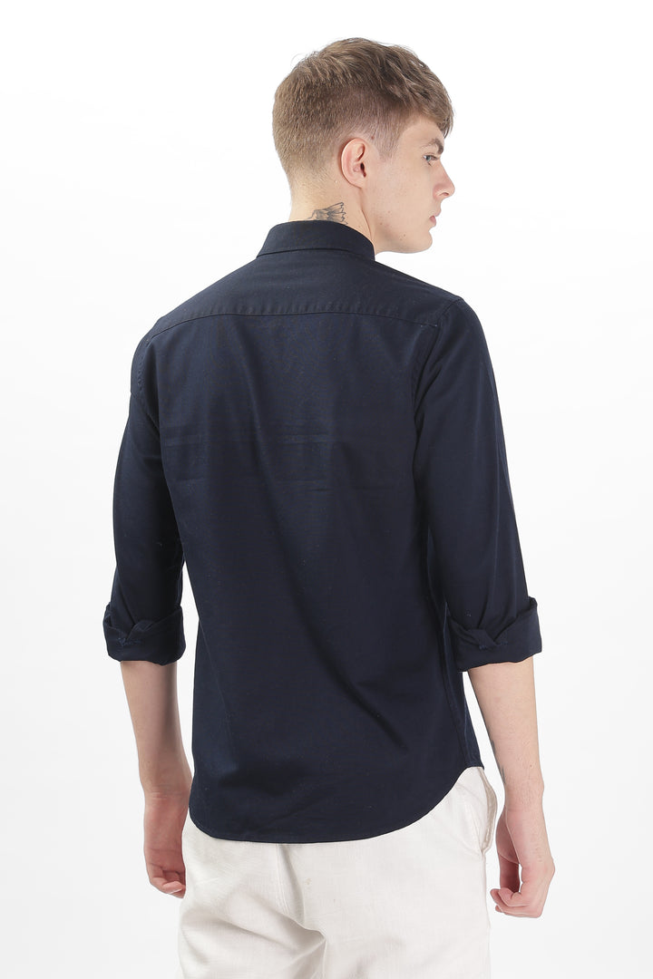Navy Blue Oxford Shirt