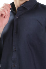 Load image into Gallery viewer, Navy Blue Oxford Shirt
