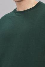 Load image into Gallery viewer, Bottle Green Oversized T-shirt
