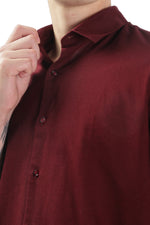 Load image into Gallery viewer, Classic Maroon Oxford Shirt
