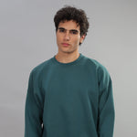 Load image into Gallery viewer, Teal Green Oversized Sweatshirt

