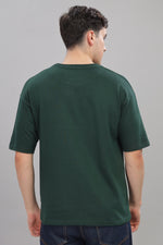Load image into Gallery viewer, Bottle Green Oversized T-shirt
