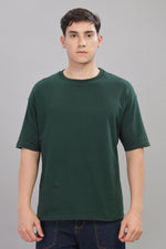 Load image into Gallery viewer, Bottle Green Oversized T-shirt
