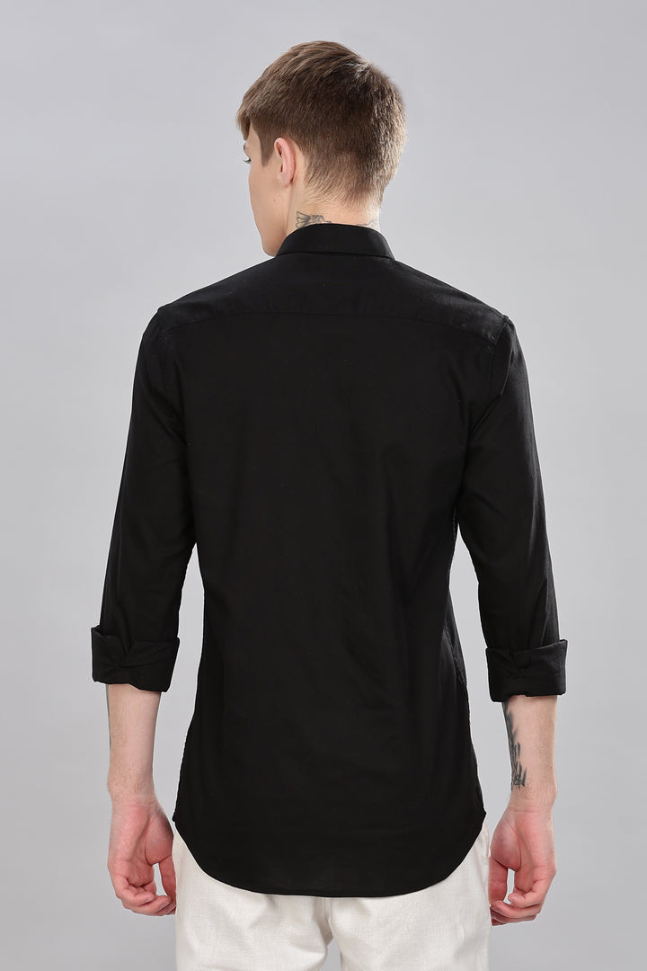 Classic Black Oxford Shirt