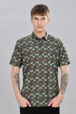 Load image into Gallery viewer, Geometric Checkered Shirt
