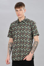 Load image into Gallery viewer, Geometric Checkered Shirt
