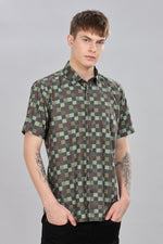 Load image into Gallery viewer, Geometric Checkered Shirt
