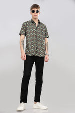 Load image into Gallery viewer, Geometric Checkered Shirt

