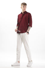 Load image into Gallery viewer, Classic Maroon Oxford Shirt
