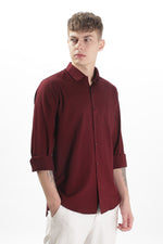 Load image into Gallery viewer, Classic Maroon Oxford Shirt

