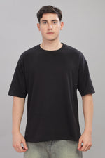 Load image into Gallery viewer, Oversized Black T-shirt
