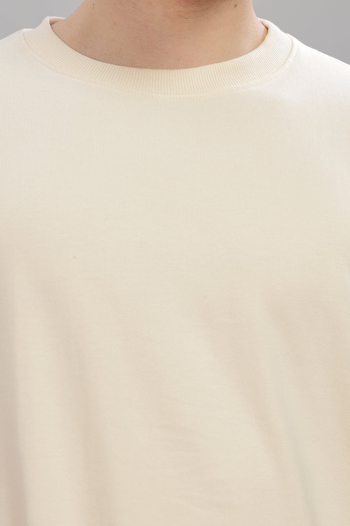 Beige Oversized T-shirt
